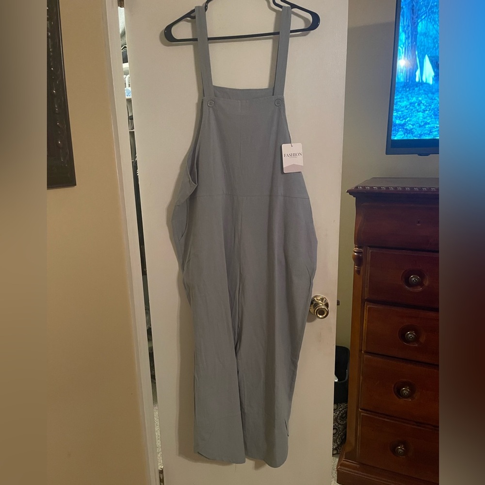 NWT Linen overalls